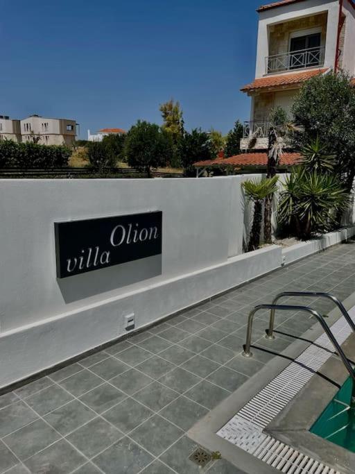 Villa Olion Áfitos Exterior foto